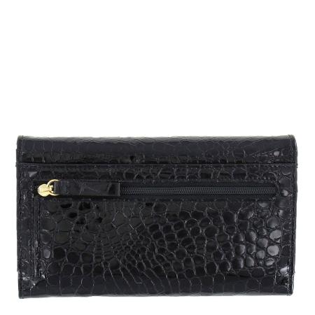 Женский кошелек Braun Buffel GLANZKROKO Wallet 7CS 40431, черный Женский кошелек Braun Buffel GLANZKROKO Wallet 7CS 40431, черный