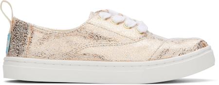 Детские кеды TOMS Cordones Cupsole 10017786, золотые