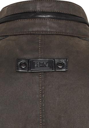 Мужская куртка-сафари Camel Active Leather Blouson 431170-2E87, хаки