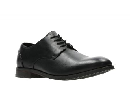Мужские дерби Clarks Flow Plain 26139641, черные