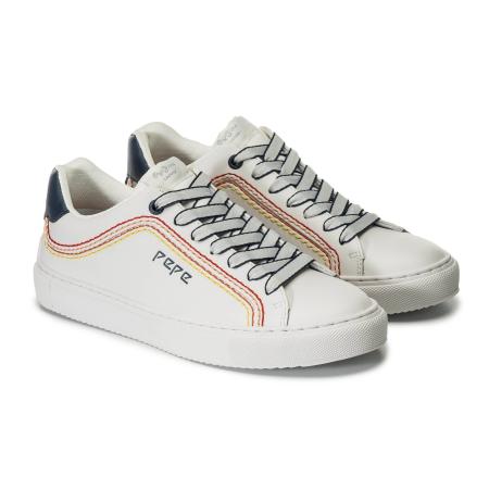 Женские кеды Pepe Jeans London ADAMS ROLLS PLS30961, белые