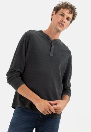 Мужской джемпер Camel Active Henley 1/1 Arm 409675-8T11, серый