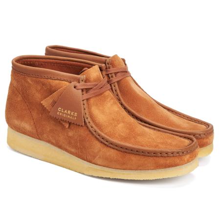 Мужские ботинки Clarks Wallabee Boot 26154818, коричневые Мужские ботинки Clarks Wallabee Boot 26154818, коричневые
