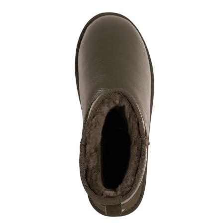 Мужские полусапоги из овчины (угги) EMU Australia Townsend Micro M12282, оливковые