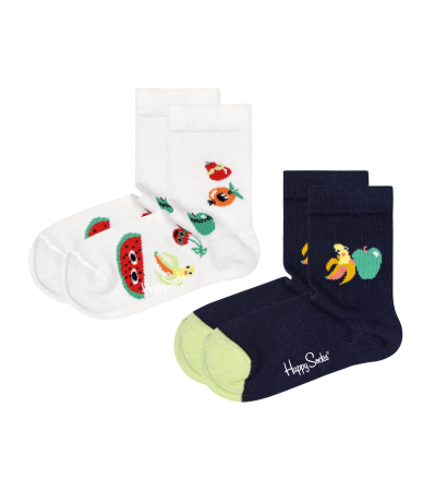 2-pack Kids Fruit Mix Socks KFRM02