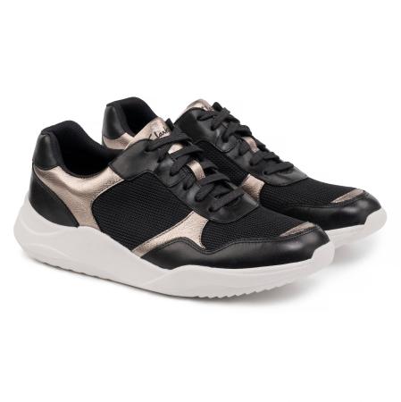Женские кроссовки Clarks Sift Lace 26147207, черные