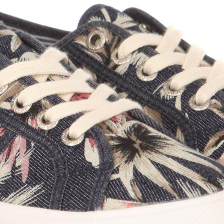Женские кеды Pepe Jeans London ABERLADY DENIM PALM PLS30694, синие