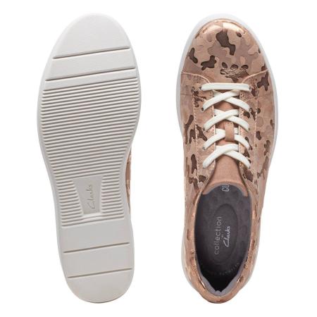 Женские кеды Clarks Layton Pace 26158892, золотые