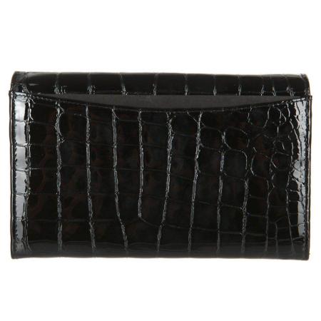 Женский кошелек Braun Buffel GLANZKROKO Wallet L 3CS 40433, черный