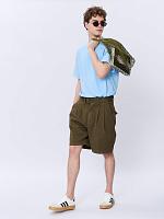 RELAXED PLEATED SHORTS 200050 - RELAXED PLEATED SHORTS 200050