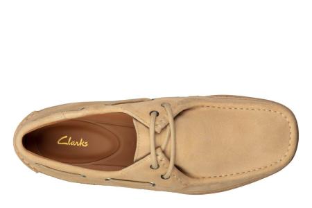 Мужские топсайдеры Clarks Durleigh Sail 26160143, бежевые