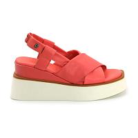 LEATHER LADIES SANDALS 160787 - Женские босоножки CARMELA, коралловые