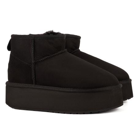 Женские угги EMU Australia Stingers Stinger Micro Flatform W13082, черный