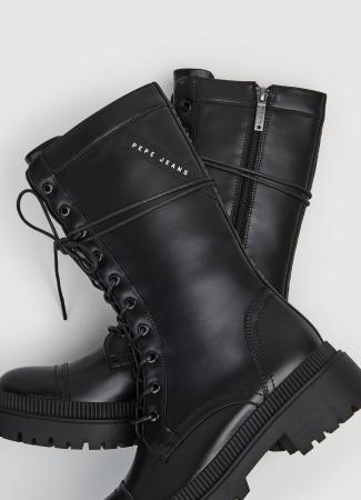 Женские высокие ботинки Pepe Jeans London BETTLE URBAN PLS50462, черные