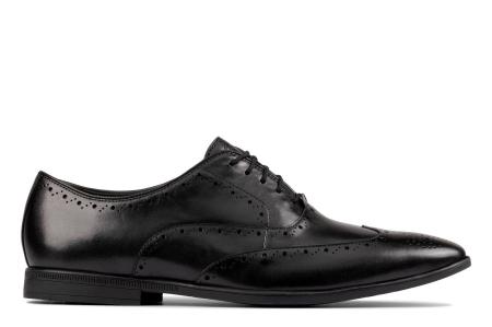 Мужские оксфорды брогированные Clarks Bampton Rhodes 26152111, черные Мужские оксфорды брогированные Clarks Bampton Rhodes 26152111, черные