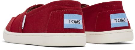 Детские эспадрильи TOMS Alpargata 10010534, красные