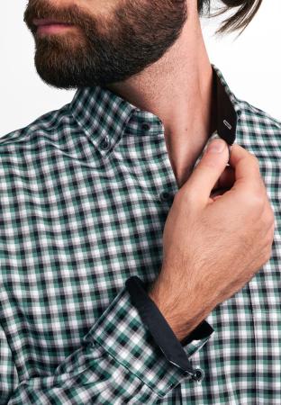 Мужская рубашка ETERNA 3476-46-X14U, зеленая