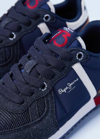 Детские кроссовки Pepe Jeans London SYDNEY COMBI BOY AW21 PBS30506, синие