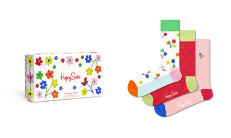 3-Pack I Flower U Socks Gift Set XFLO08