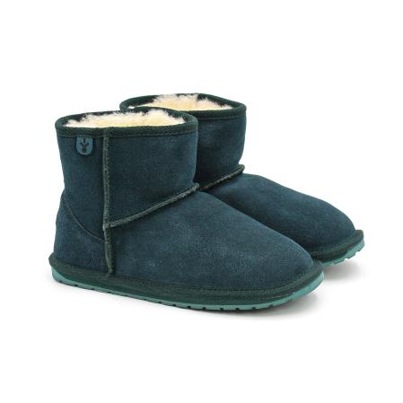 Детские полусапоги из овчины (угги) EMU Australia Wallaby Mini K10103, зеленые