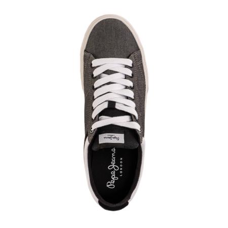 Мужские кеды Pepe Jeans London NORTH COURT CHAMBRAY PMS30542, черные