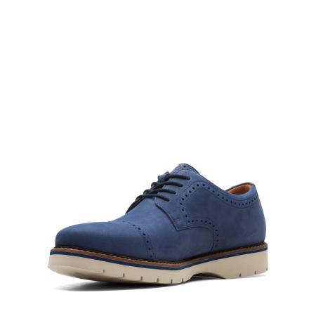 Мужские дерби брогированные Clarks Bayhill Cap 26157908, синие