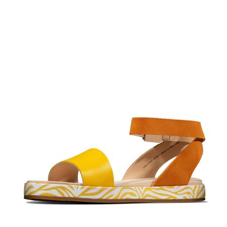 Женские сандалии Clarks Botanic Ivy 26150471, желтые