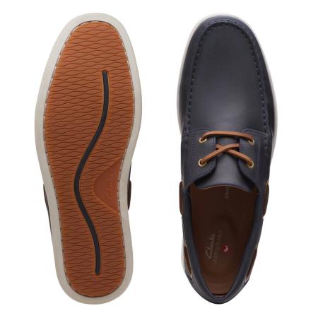 Мужские топсайдеры Clarks Ferius Coast 26159746, синие Мужские топсайдеры Clarks Ferius Coast 26159746, синие
