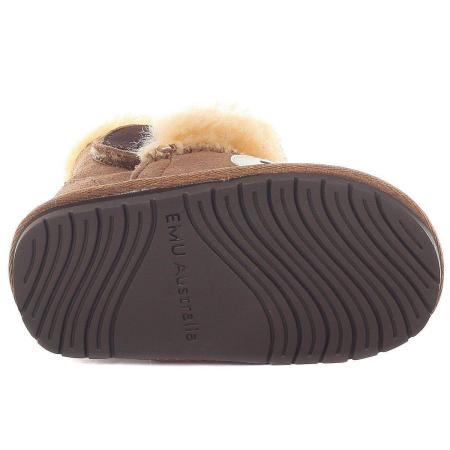 Детские ботинки из овчины (угги) EMU Australia Leo Lion Walker B11433, коричневые Детские ботинки из овчины (угги) EMU Australia Leo Lion Walker B11433, коричневые