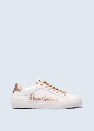 Женские кеды Pepe Jeans London ADAMS PAM PLS31200, белые Женские кеды Pepe Jeans London ADAMS PAM PLS31200, белые