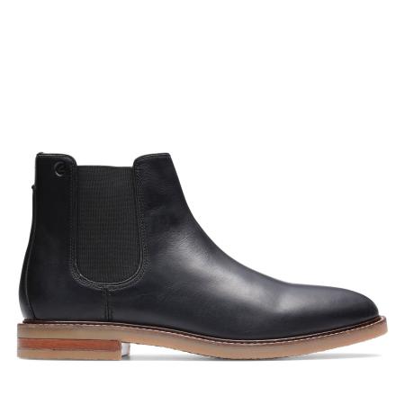 Мужские челси Clarks Jaxen Chelsea 26162729, черные
