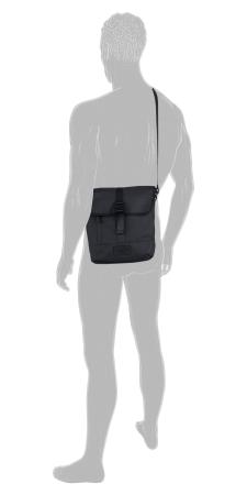 Мужская сумка кросс-боди Tom Tailor Bags BASTIAN, Flap bag M no zip 29201, черная