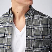 CHECKED PADDED OVERSHIRT BD 3017776 - CHECKED PADDED OVERSHIRT BD 3017776