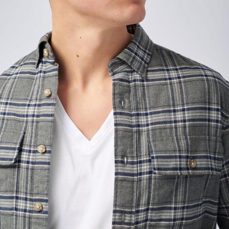 CHECKED PADDED OVERSHIRT BD 3017776