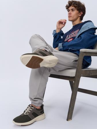 Мужские кроссовки Clarks Clarks Lehman Tie 26171566, серые