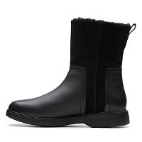 Un Elda Mid 26145488 - Женские полусапоги Clarks, черные Un Elda Mid 26145488 - Женские полусапоги Clarks, черные
