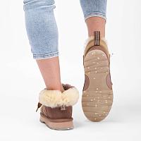 Sheepskin Fashion Blurred Micro Patchwork W13195 - Женские сапоги EMU Australia, коричневые