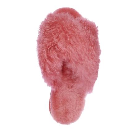 Женские тапочки EMU Australia Mayberry Curly W12766, коралловые