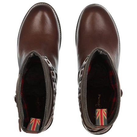 Женские полусапоги Pepe Jeans London HELEN STRAPS PLS50239, коричневые