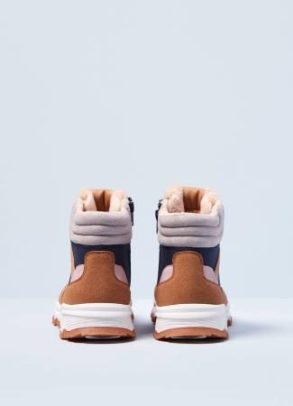 Детские высокие кроссовки Pepe Jeans London PEAK TRAIL GIRL PGS50173, коричневые Детские высокие кроссовки Pepe Jeans London PEAK TRAIL GIRL PGS50173, коричневые