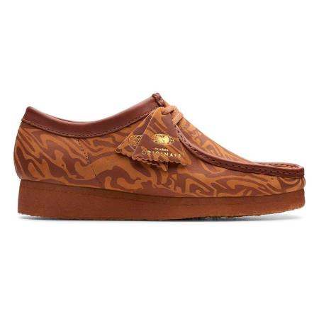 Мужские полуботинки Clarks WallabeeWW Lo 26147073, коричневые