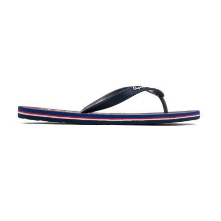 Мужские вьетнамки Pepe Jeans London HAWI WATERCOLOR PMS70087, синие Мужские вьетнамки Pepe Jeans London HAWI WATERCOLOR PMS70087, синие