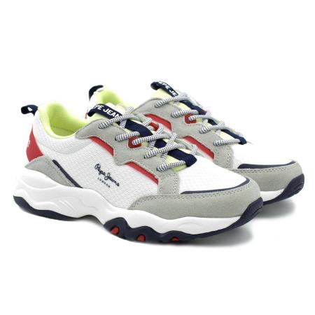 Дети кроссовки Pepe Jeans London MONSTER BOYS PBS30483, белые