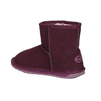Wallaby Mini K10103 - Детские полусапоги из овчины (угги) EMU Australia, фиолетовые Wallaby Mini K10103 - Детские полусапоги из овчины (угги) EMU Australia, фиолетовые