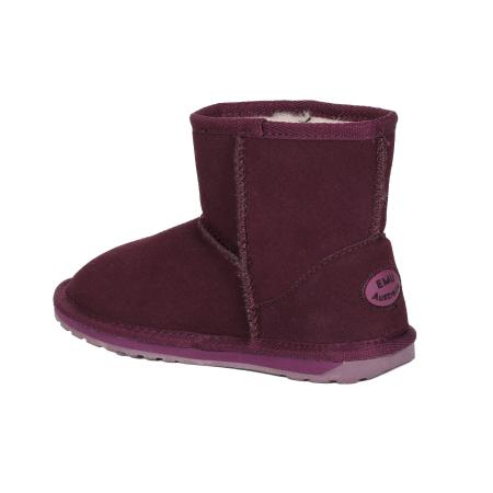 Детские полусапоги из овчины (угги) EMU Australia Wallaby Mini K10103, фиолетовые