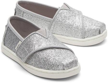 Детские эспадрильи TOMS Alpargata 10011457, серебряный
