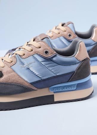 Женские кроссовки Pepe Jeans London RUSPER CARLY PLS31259, синие