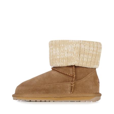 Детские полусапоги из овчины (угги) EMU Australia Eccles K12610, коричневые