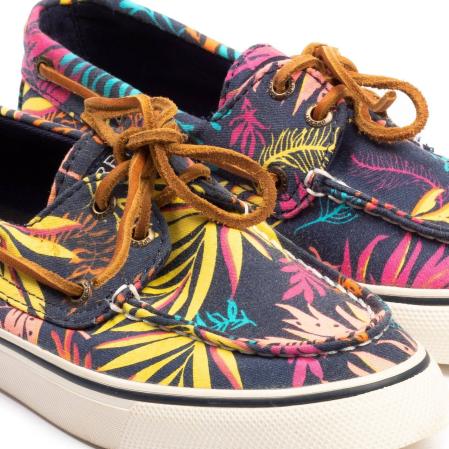 Женские топсайдеры Sperry Top-Sider Bahama Seaweed Print STS94718, розовые