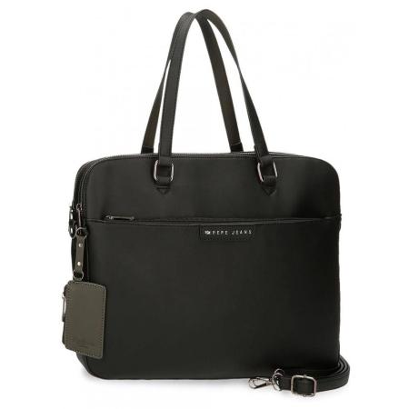 Женский портфель Pepe Jeans Bags BOLSO PORTAORD. 2C. PJL PIERE NEGRO 71960-AW22, черный